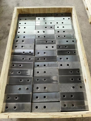 Оцинкованная плоская стебель с отверстиями, CNC-обработка для строительства